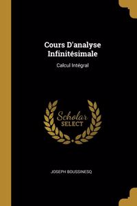 Cours D'analyse Infinitésimale