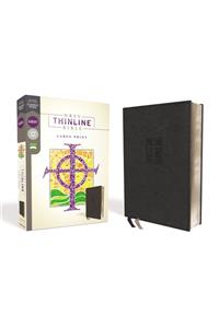 NRSV, Thinline Bible, Large Print, Leathersoft, Black, Comfort Print