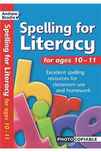 Spelling for Literacy for ages 10-11