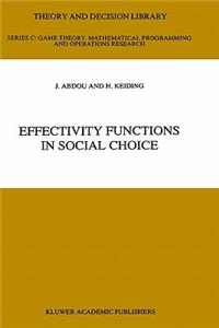 Effectivity Functions in Social Choice