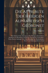 Die Attribute Der Heiligen Alphabetisch Geordnet
