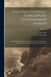Essai philosophique concernant l'entendement humain