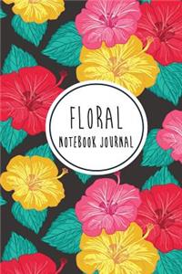 Floral Notebook Journal