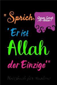Notizbuch für Muslime
