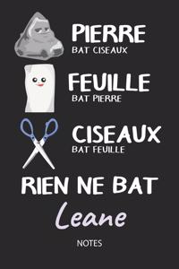 Rien ne bat Leane - Notes