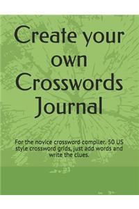 Create Your Own Crosswords Journal