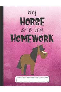 My Horse Ate My Homework
