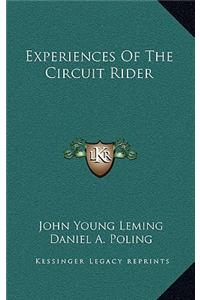 Experiences of the Circuit Rider