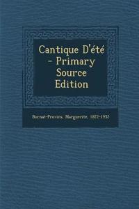 Cantique D'été