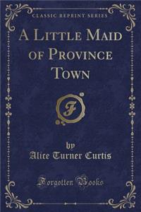 A Little Maid of Province Town (Classic Reprint)