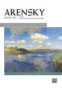 Arensky -- Suite No. 1, Op. 15 (2p, 4h)