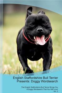 English Staffordshire Bull Terrier Presents