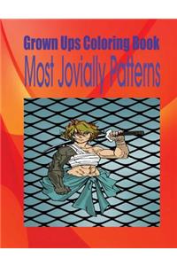 Grown Ups Coloring Book Most Jovially Patterns Mandalas