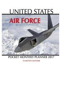 United States Air Force Pocket Monthly Planner 2017