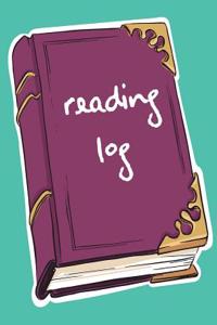 Reading Log: Reading Journal Gifts for Book Lovers 106 Pages - (Purple Book Cover) - Large 8x10 100 Record Page & Index Page & Want