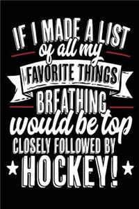 If I Made A List Of All My Favorite Things Breathing Would Be Top Closely