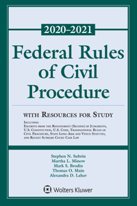 Federal Rules of Civil Procedure with Resources for Study