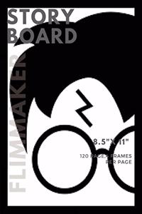 Storyboard 8.5x 11 120 page,4 frames per page