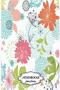 Notebook Journal Dot-grid, Floral Art 2