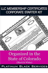 LLC Membership Certificates Corporate Starter Kit