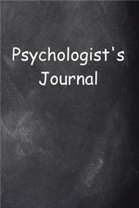 Psychologist's Journal Chalkboard Design