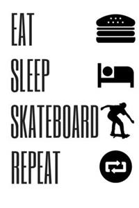 Eat Sleep Skateboard Repeat
