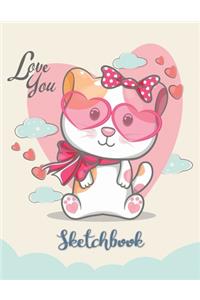 Sketchbook for Girls Blank Pages Cute and Nice Cover
