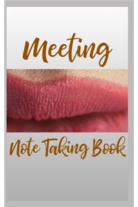 Meeting Note Taking Book
