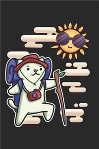 Hiking Sky Cat Notebook