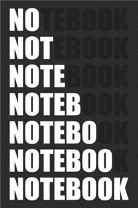 Notebook typography spelling design Minimalist Lined [6x9][110 pages]