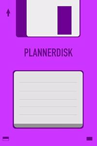 Purple Plannerdisk Floppy Disk 3.5 Diskette Weekly 2020 Planner [6x9]