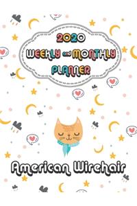 2020 American Wirehair Cat Planner