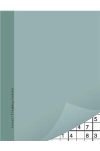Lateral Thinking Sudoku: Moss Green Minimalist Cover Sudoku Puzzle Books For Adults 3 Levels Easy Medium And Hard - Minimalism Activity Puzzle Book For Those On The Sudoku P