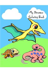 My Dinosaur Coloring Book