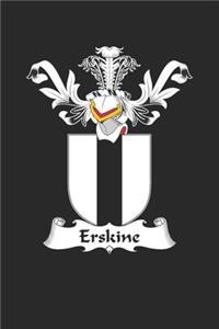 Erskine: Erskine Coat of Arms and Family Crest Notebook Journal (6 x 9 - 100 pages)