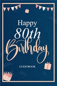 Happy 80th Birthday Guestbook