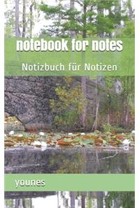 notebook for notes