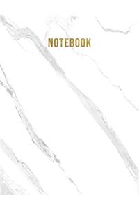 Unruled Marble Notebook