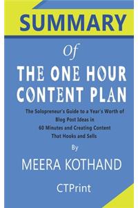 Summary of The One Hour Content Plan