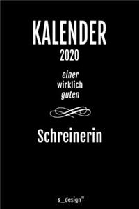 Kalender 2020 für Schreiner / Schreinerin