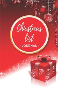 Christmas List Journal