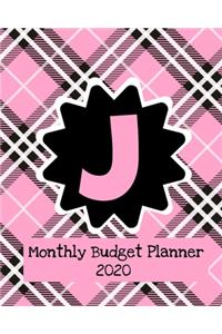 Monthly Budget Planner 2020