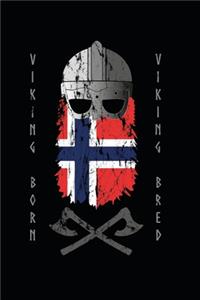 Norway Viking Born Viking Bred Notebook