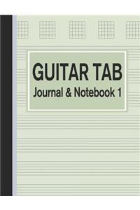 Guitar Tab Journal & Notebook 1