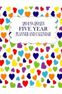 2019-2023 Five Year Planner And Calendar