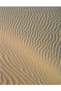 Desert Notebook Large Size 8.5 x 11 Ruled 150 Pages Softcover