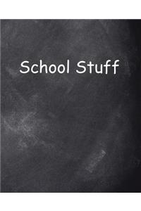 School Composition Book Chalkboard Design School Stuff 130 Pages