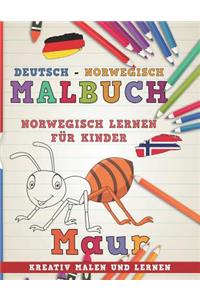 Malbuch Deutsch - Norwegisch I Norwegisch Lernen F