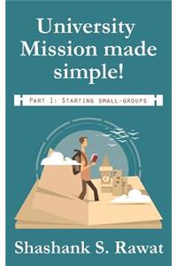 University Mission made simple!