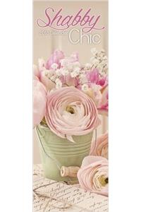 Shabby Chic Slim Calendar 2018